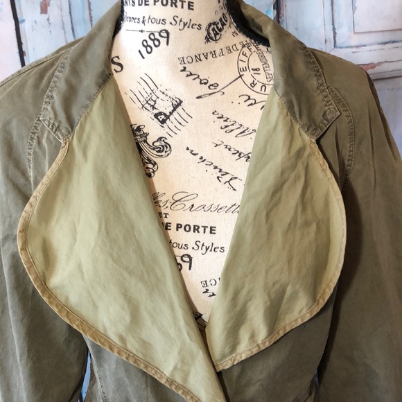 Transit Par-Such Jacket Blazer Olive Green - Picture 2 of 7